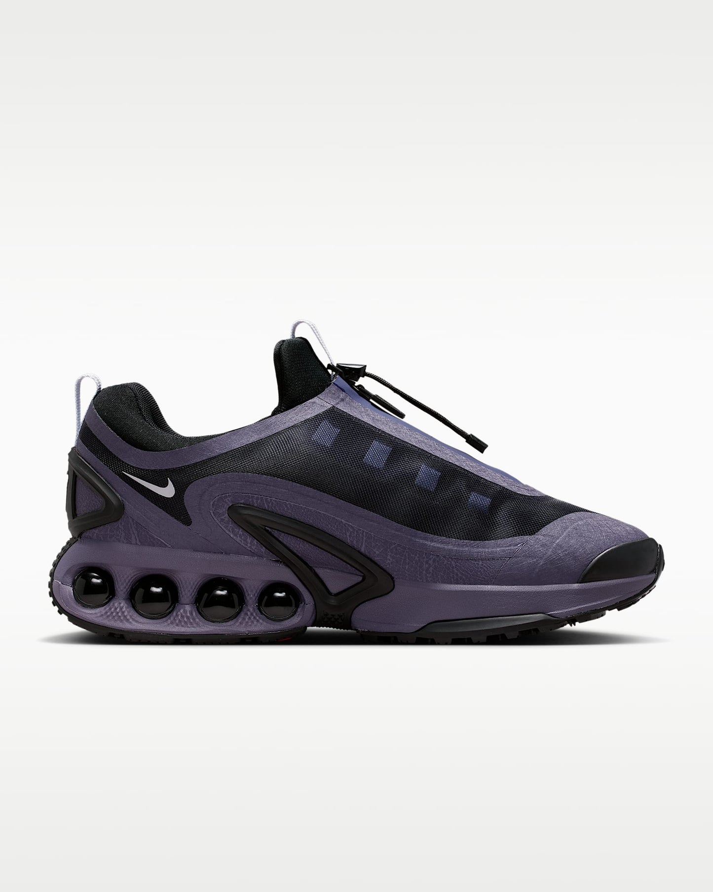 Nike Air Max DN Roam – Purple / Black Mesh Athletic Sneakers