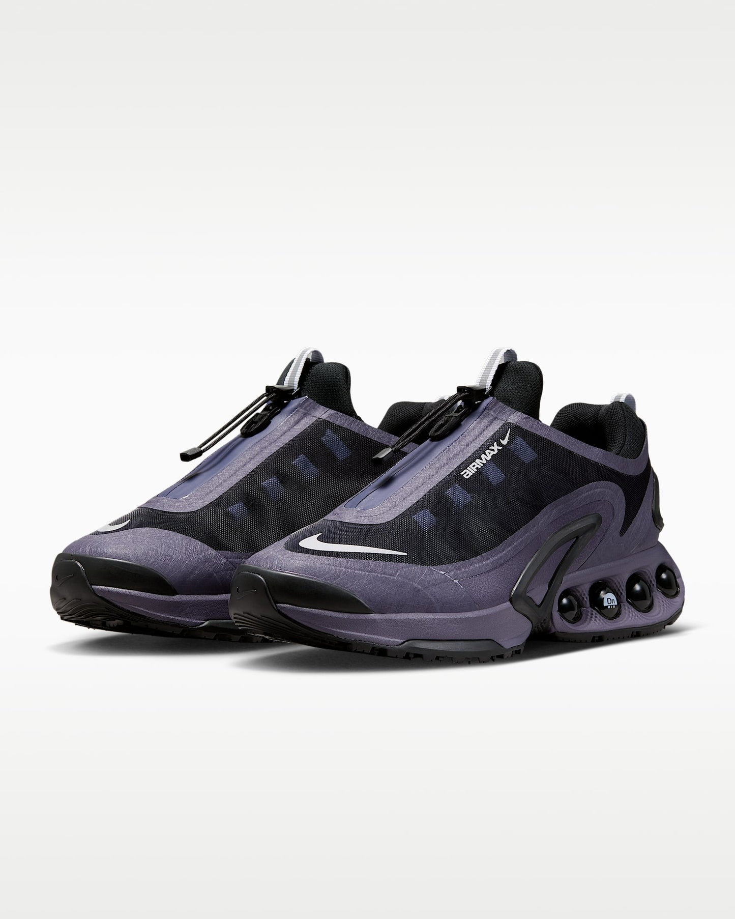 Nike Air Max DN Roam – Purple / Black Mesh Athletic Sneakers