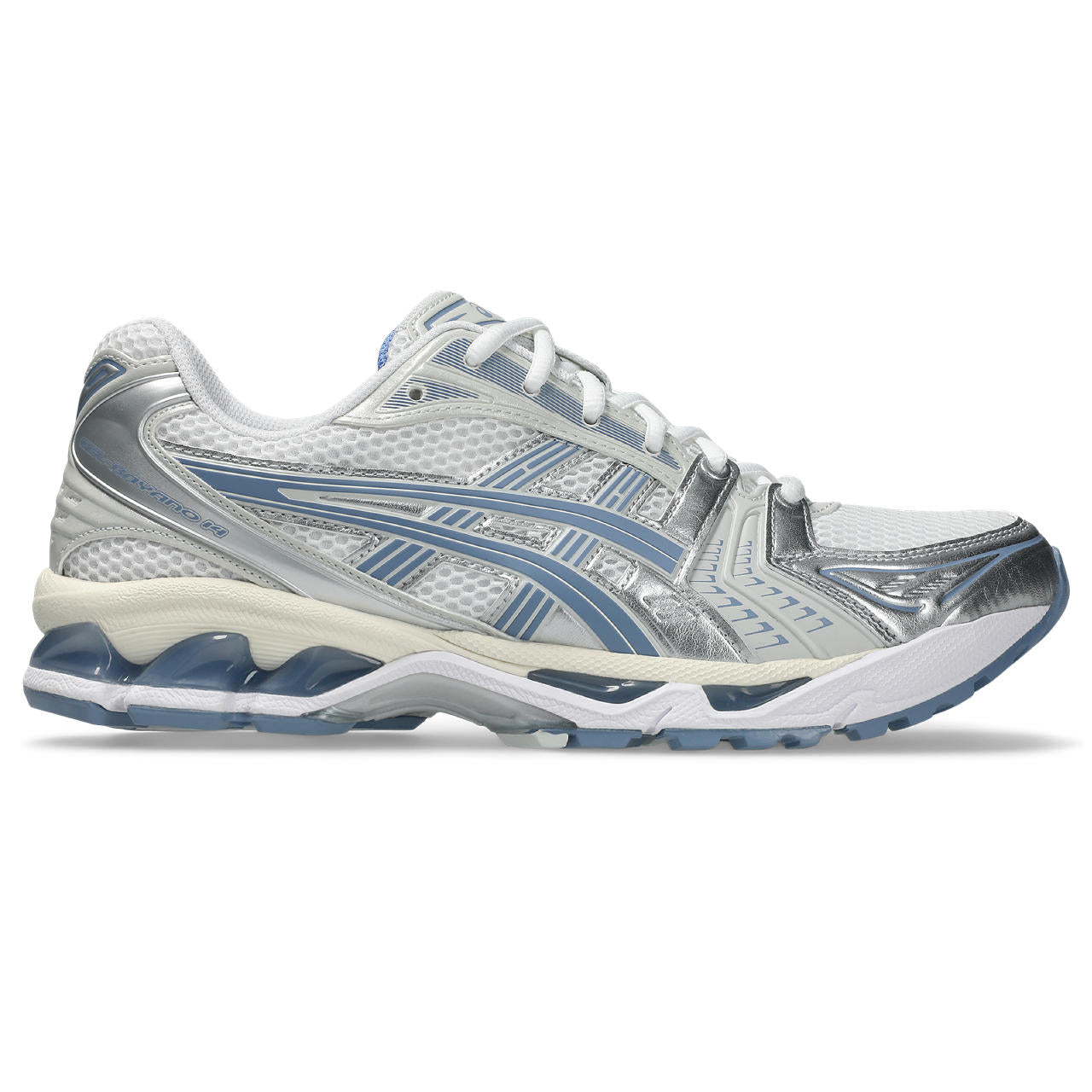 Asics Gel-Kayano 14 White / Metallic Silver / Dusty Blue