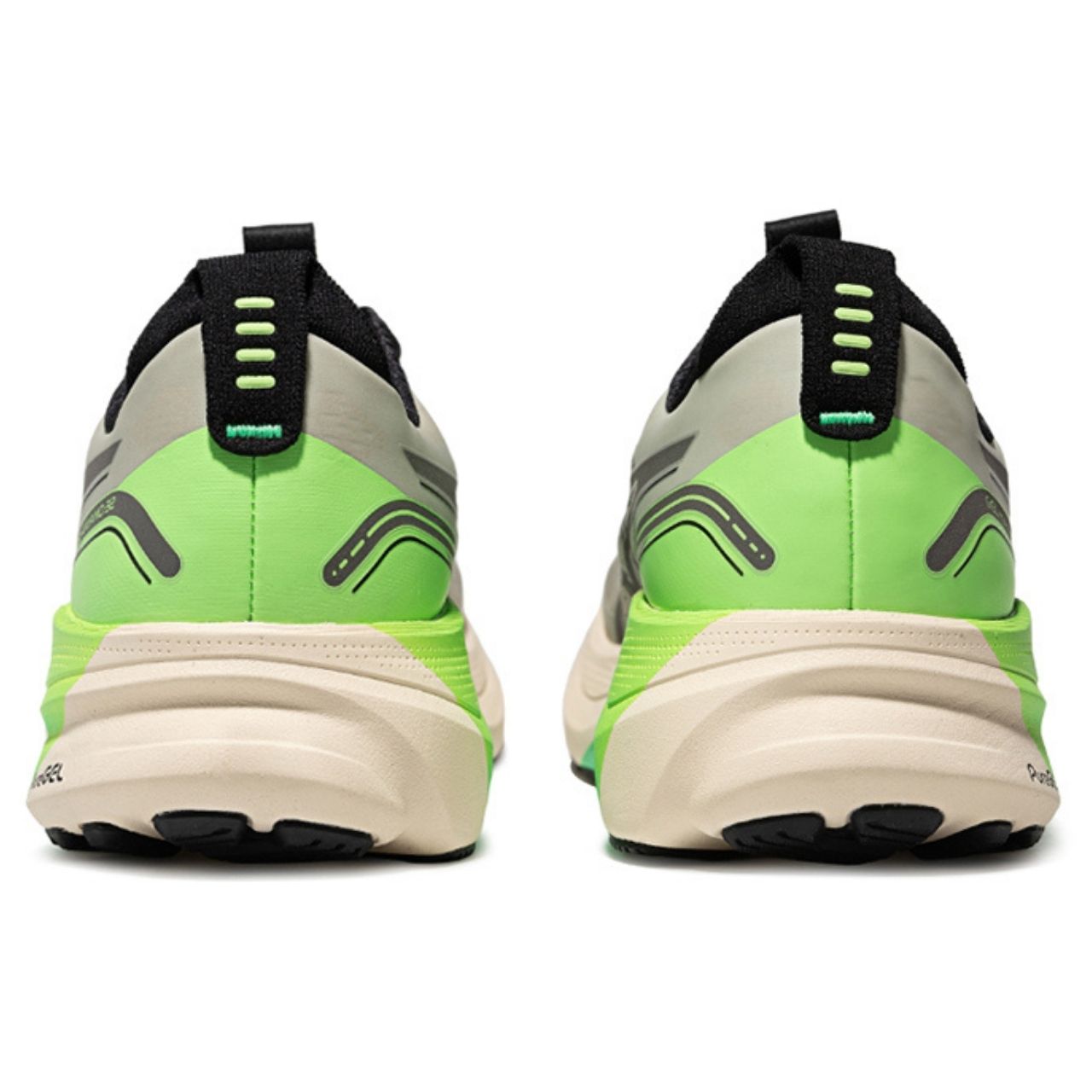 Asics Gel-Kayano 32 Beige / Bright Green Gradient