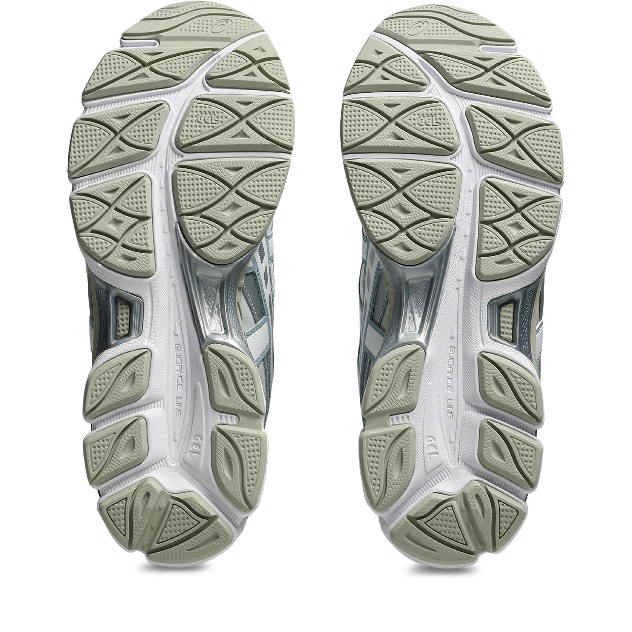 Asics Gel-Kayano 14 – White/Silver/Light Blue/Olive Sneaker