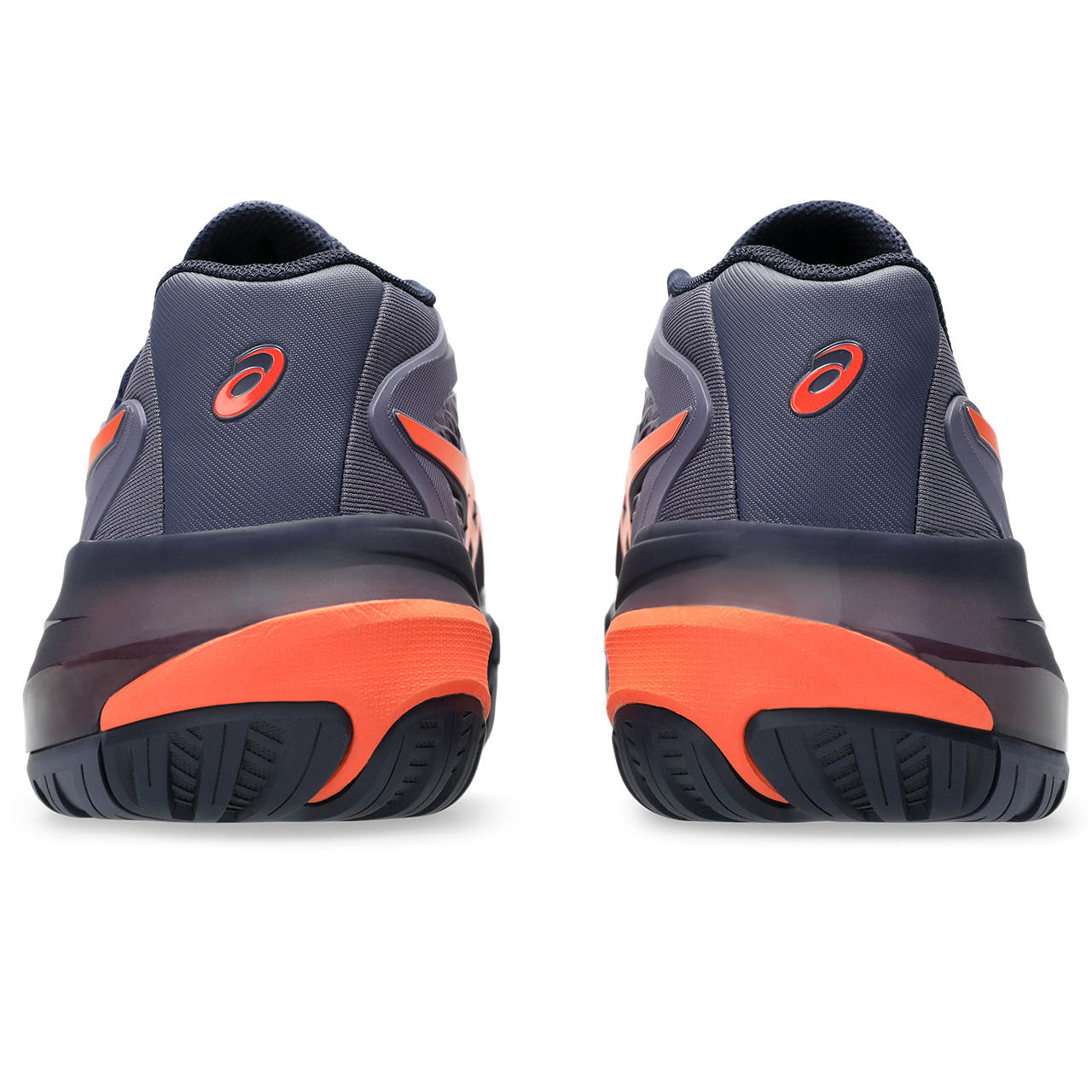 Asics Gel-Resolution – Dark Purple/Orange Tennis Sneaker