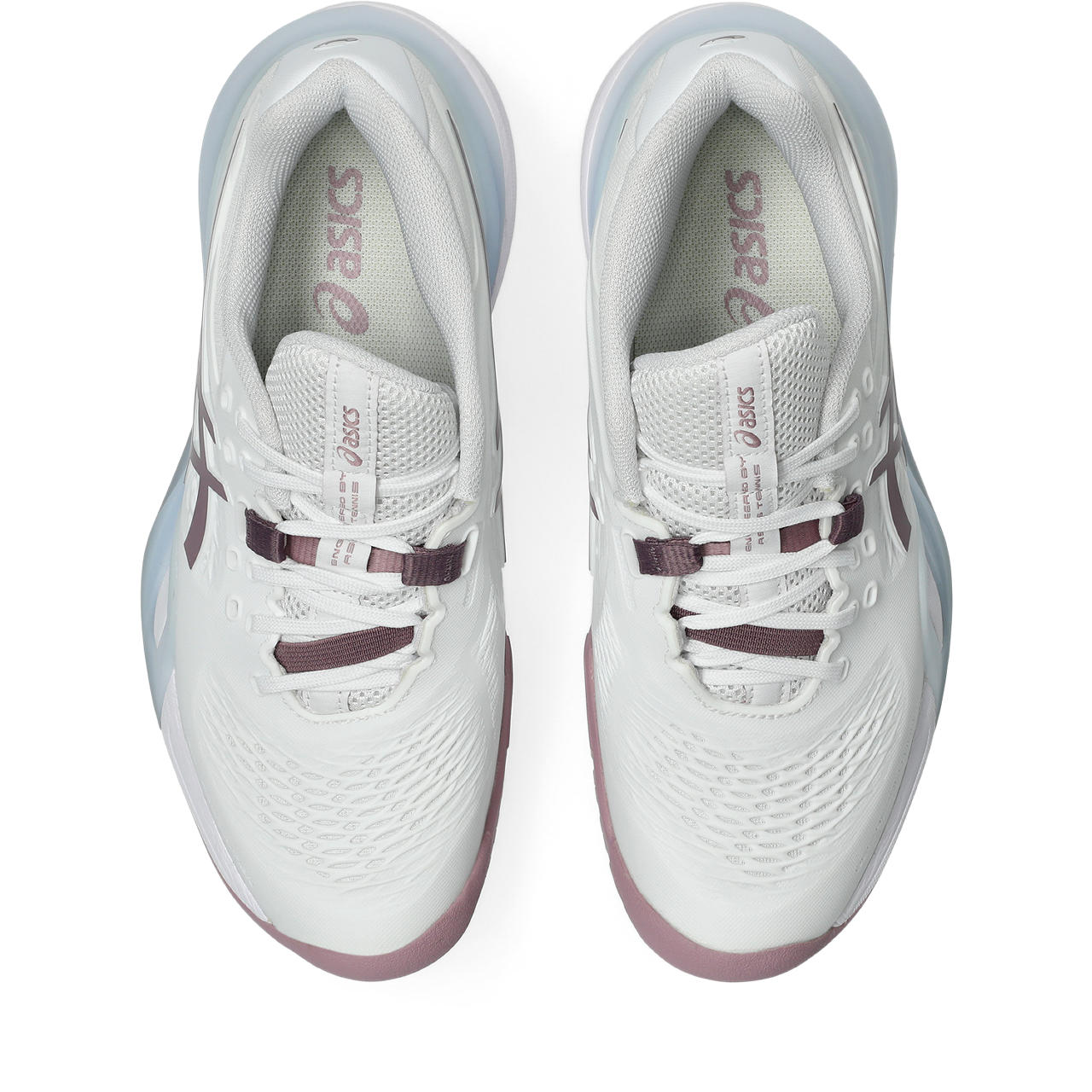 Asics Gel-Resolution – White/Dusty Mauve Tennis Sneaker