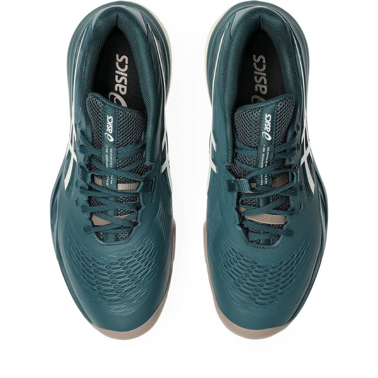 Asics Gel-Resolution – Teal/Off-White Tennis Sneaker
