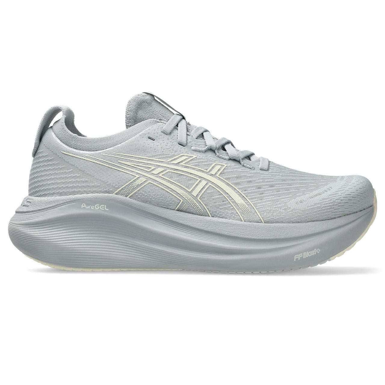 Asics Gel-Nimbus 28 – Light Grey/Cream Running Shoe