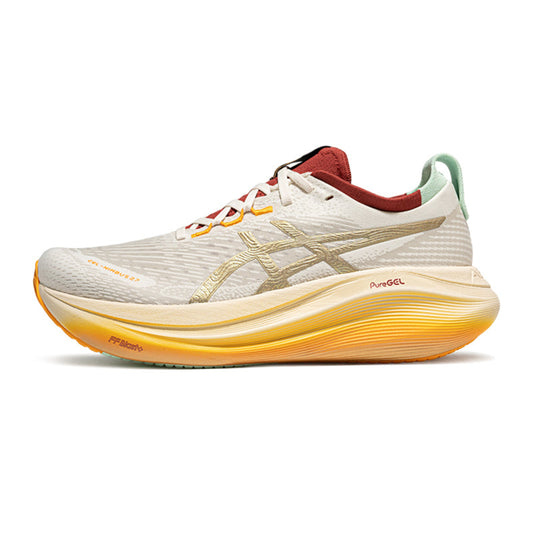 Asics Gel-Nimbus Off-White / Gold / Red / Orange