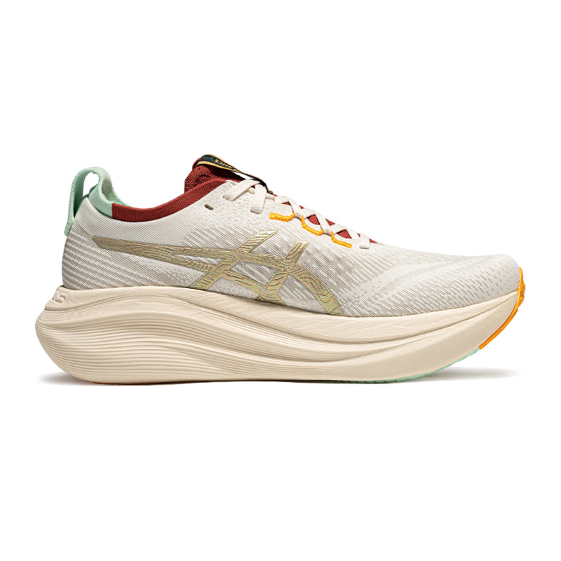 Asics Gel-Nimbus Off-White / Gold / Red / Orange