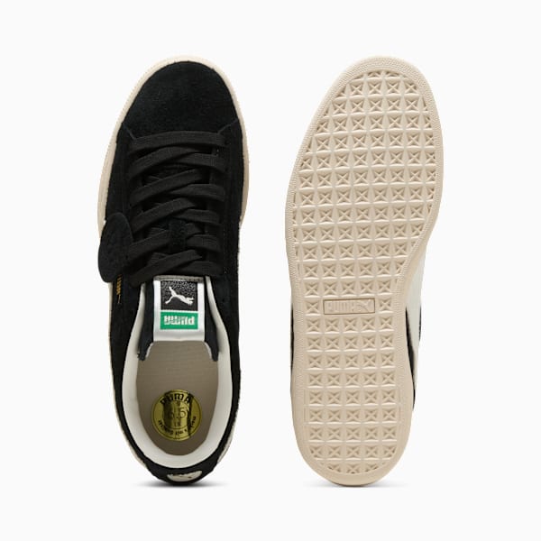 PUMA Suede Classic Black-Off White Rose Badge