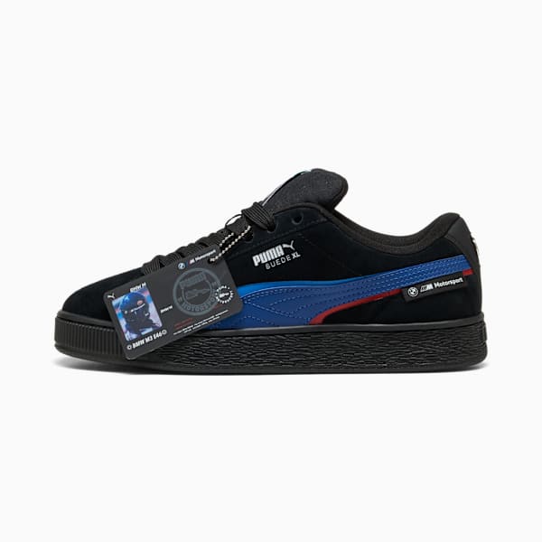 PUMA Suede XL × BMW M Motorsport Black-Blue-Red