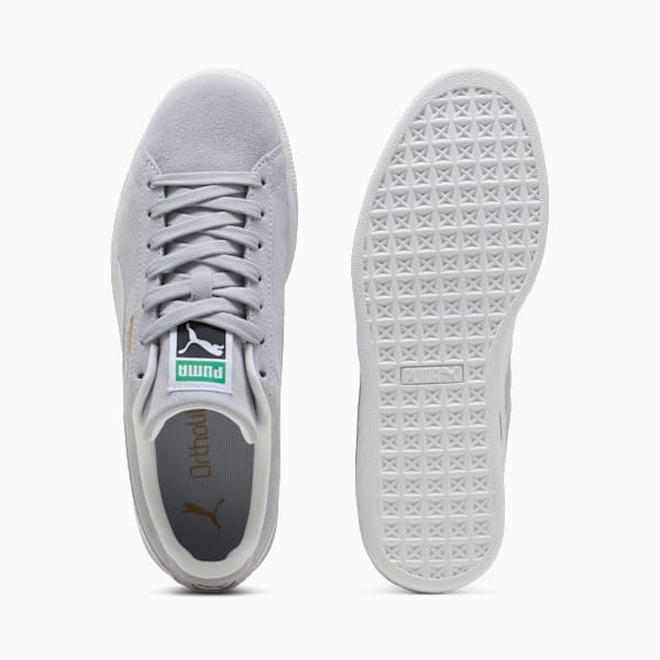 PUMA Suede Classic Light Gray-White-Gold