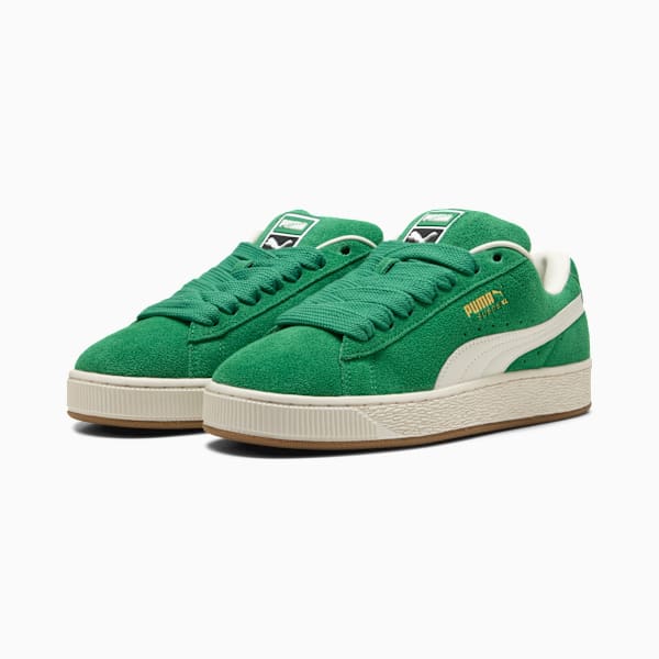 PUMA Suede XL Green-Off-White-Gum Sole