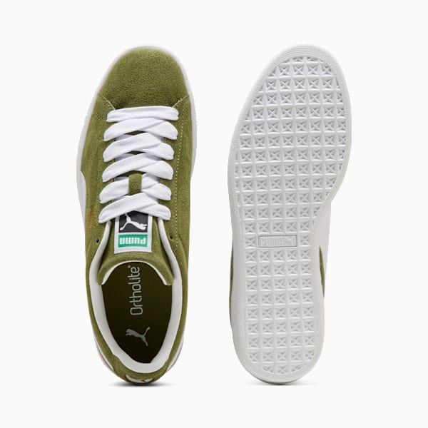 PUMA Suede Classic Olive Green-White-Gold