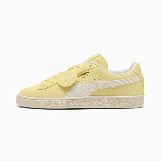 PUMA Suede Vintage Pastel Yellow-Off-White Badge-Gum Sole
