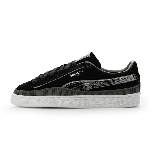 PUMA Suede x JAWICZ Black-Silver Glitter-White