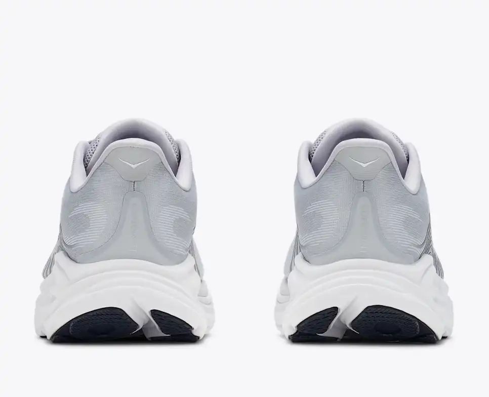 Hoka Bondi 8 — Light Gray / White