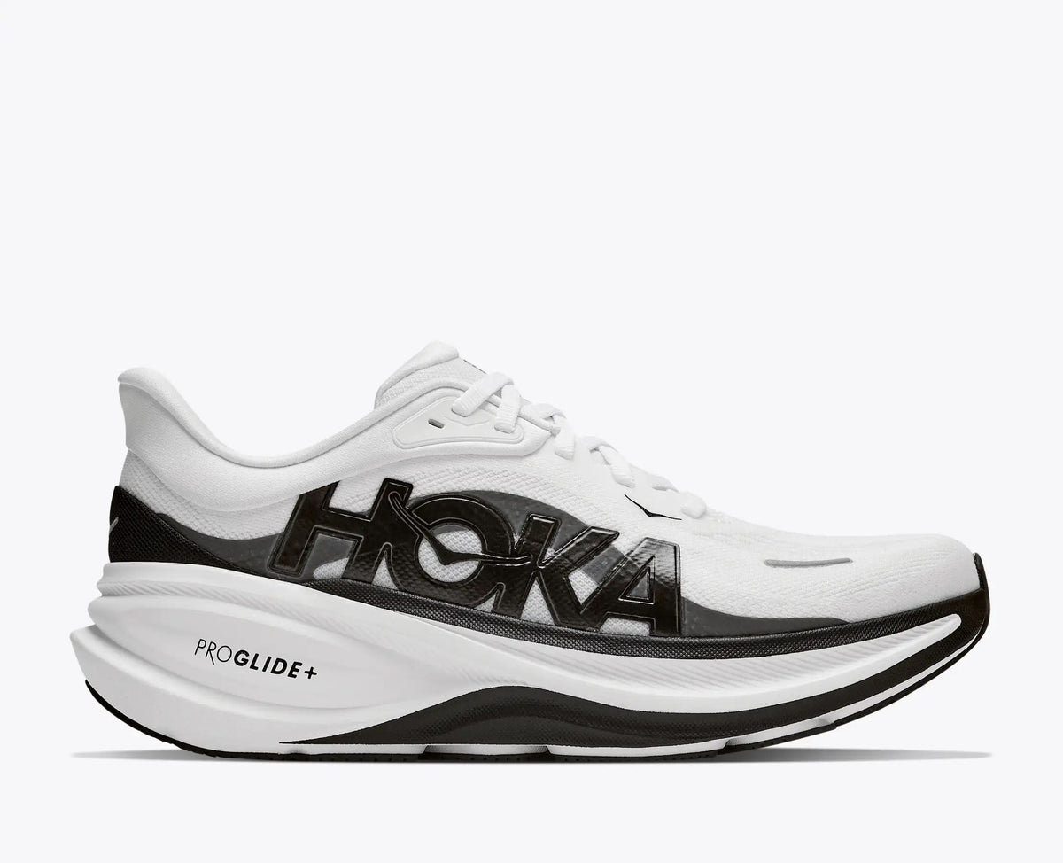 Hoka Pro Glide+ — White / Black