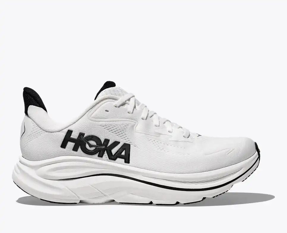 Hoka Clifton 10 — White / Black