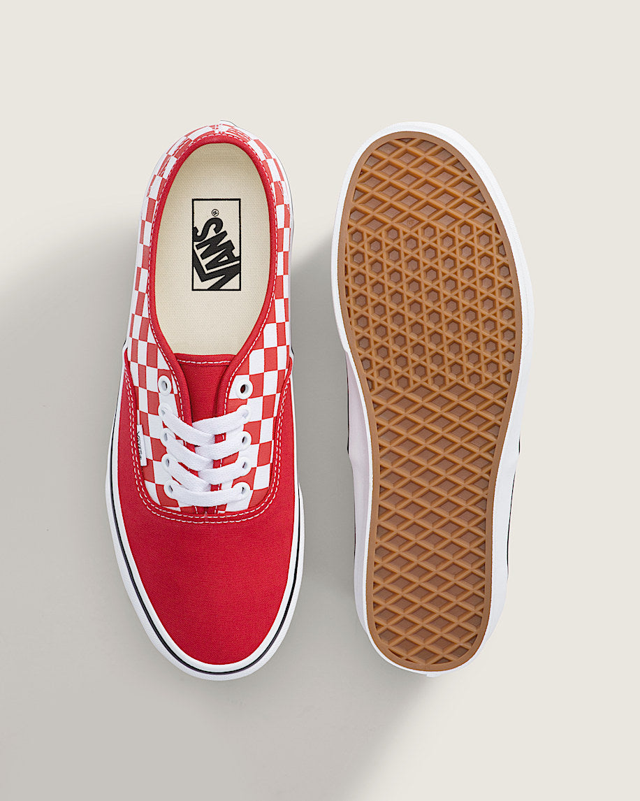 Vans Authentic Red-White Checkerboard