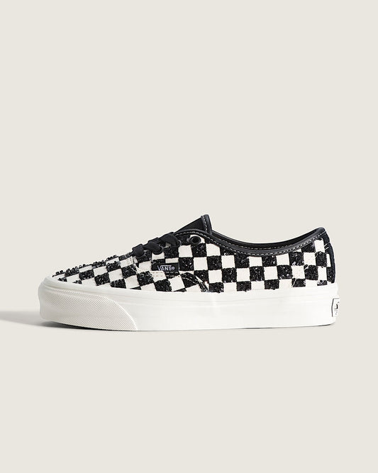 Vans Authentic Reissue 44 Black White Glitter Checkerboard