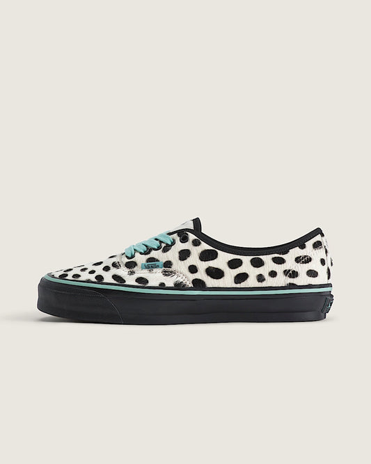 Vans Authentic White Black Dalmatian Pony Hair