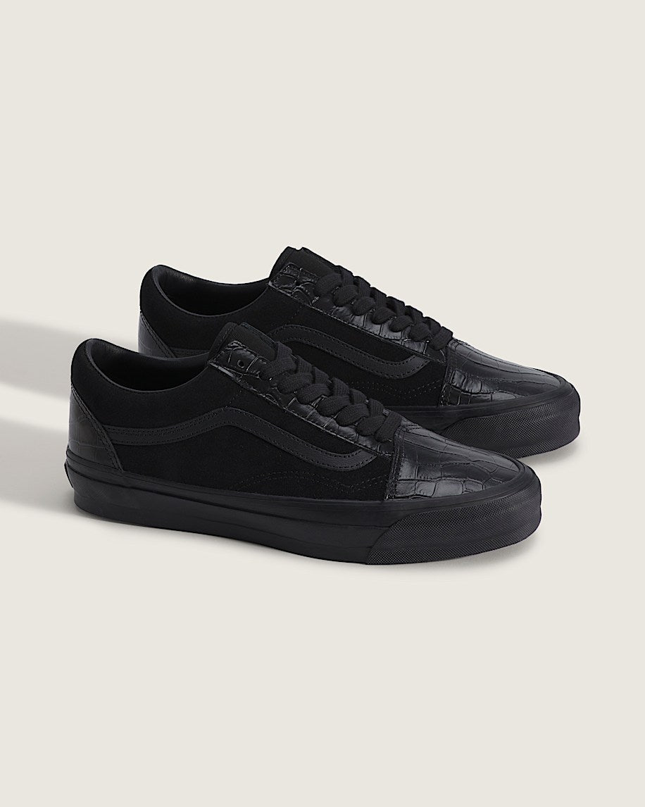 Vans Old Skool 36 Black Croc Embossed