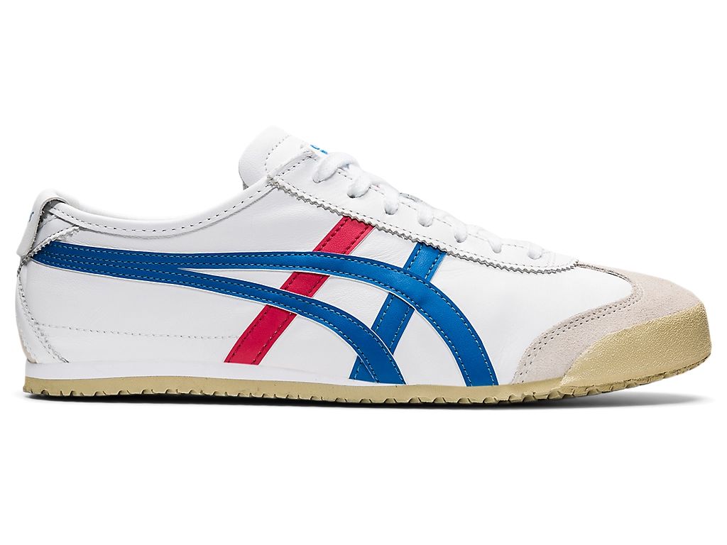 Onitsuka Tiger Mexico 66 Unisex Sneakers – White / Blue / Red