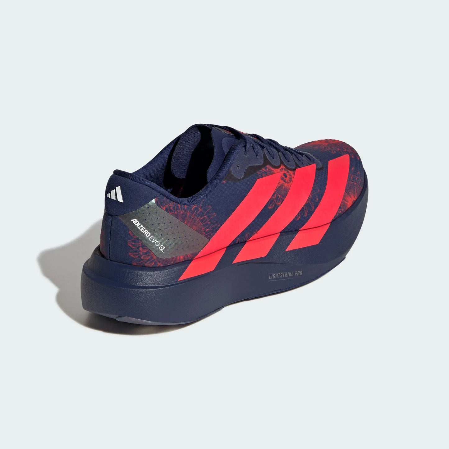 Adidas Adizero Evo SL Navy Blue / Bright Red Floral