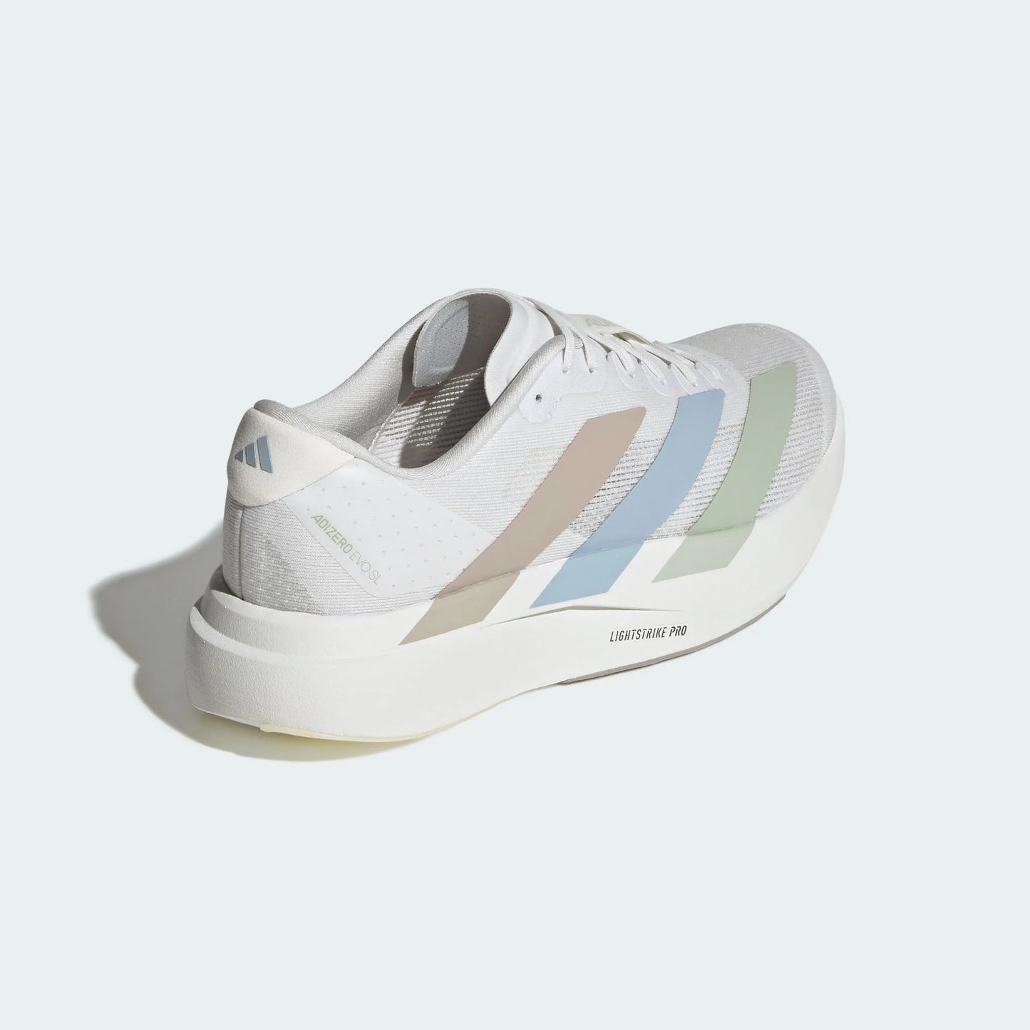 Adidas Adizero Evo SL White / Light Green / Light Blue / Beige