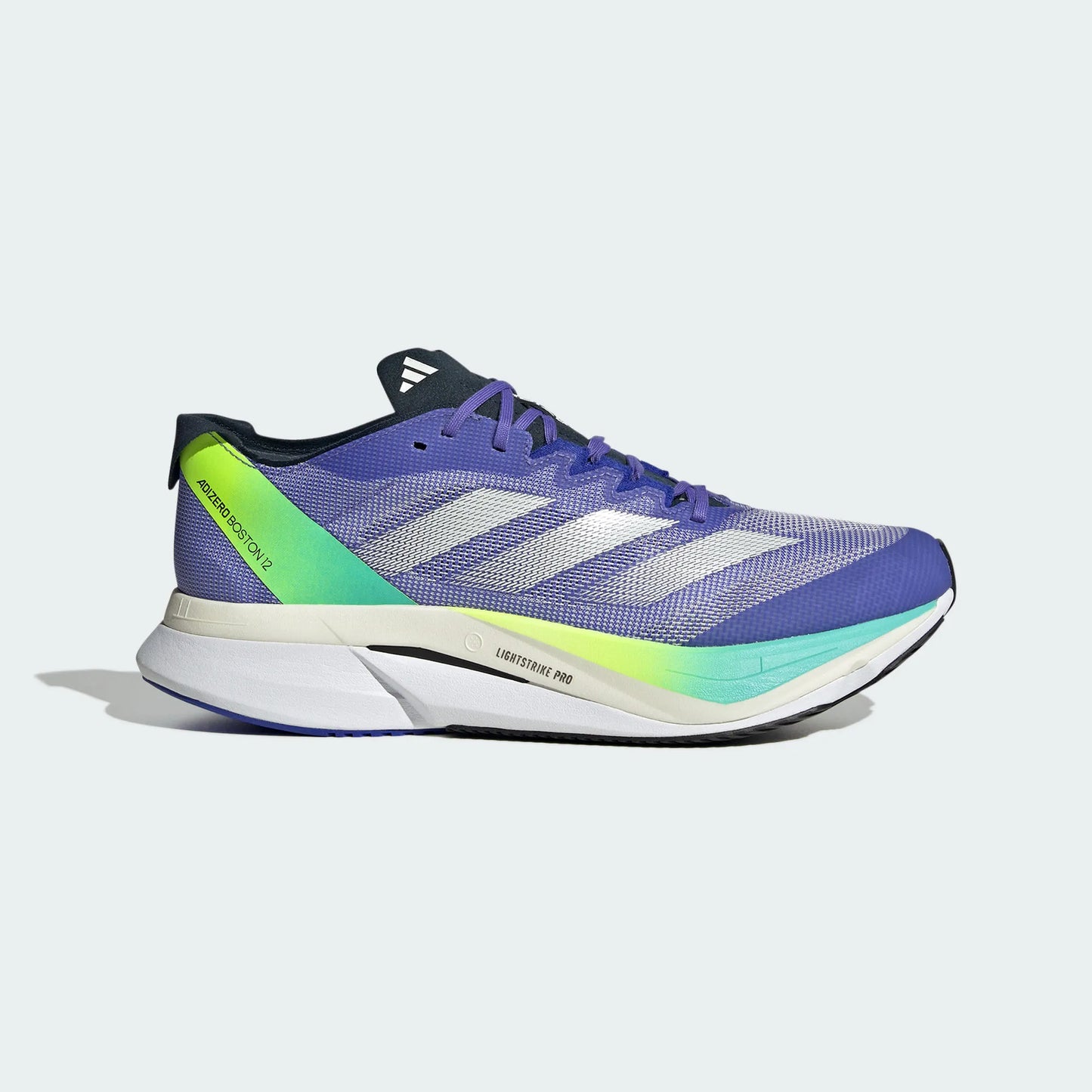 Adidas Adizero Boston 12 Purple / Lime Green / Cyan