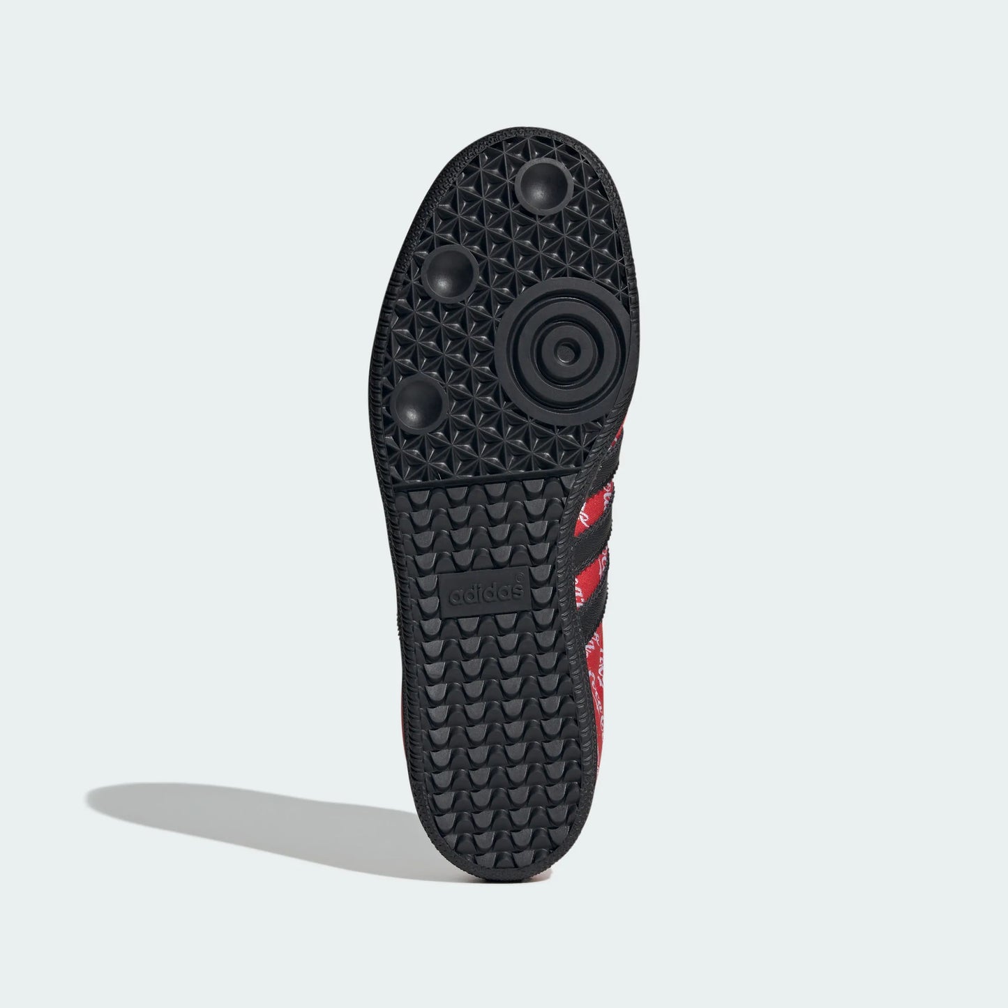 Adidas Originals – Red / Black Coca-Cola Print Suede Casual Sneakers
