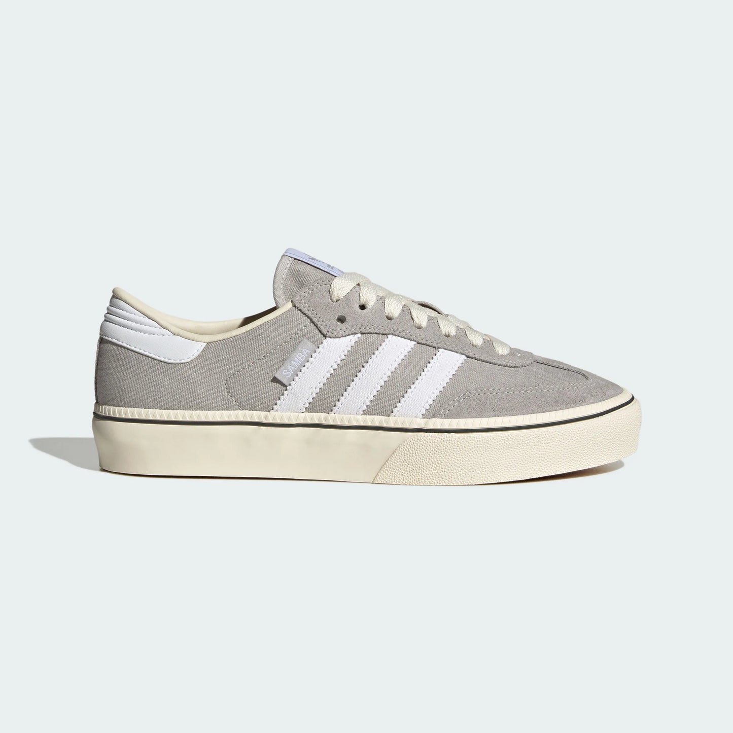 Adidas Originals – Grey / White Canvas & Suede Platform Casual Sneakers