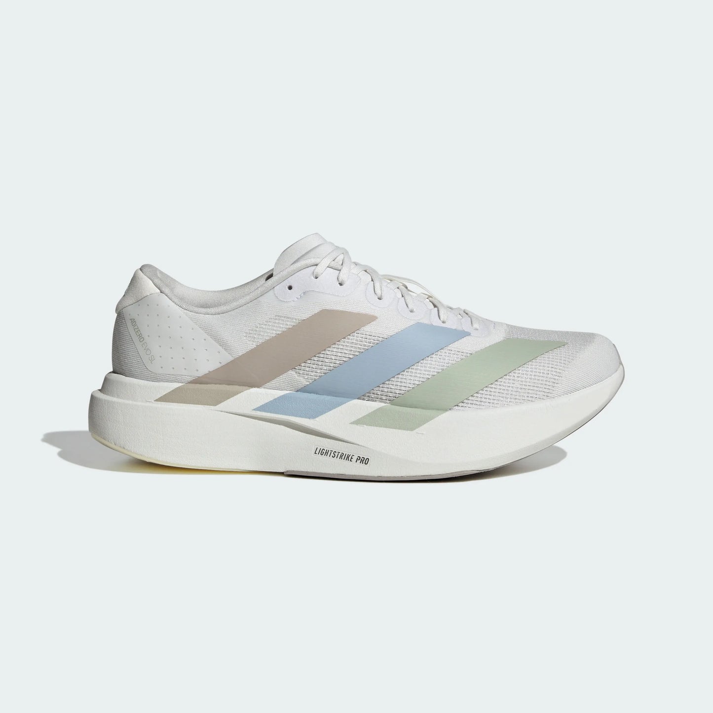 Adidas Adizero Evo SL White / Light Green / Light Blue / Beige