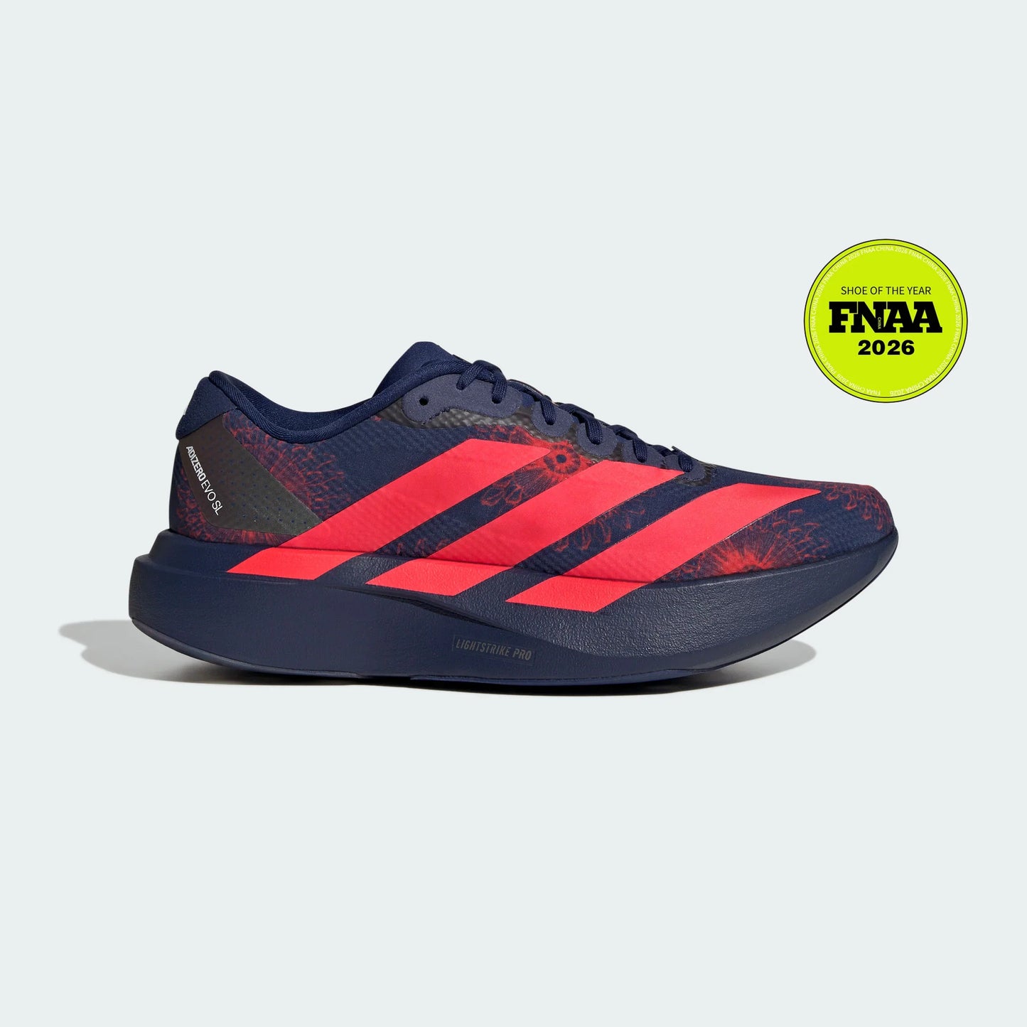 Adidas Adizero Evo SL Navy Blue / Bright Red Floral