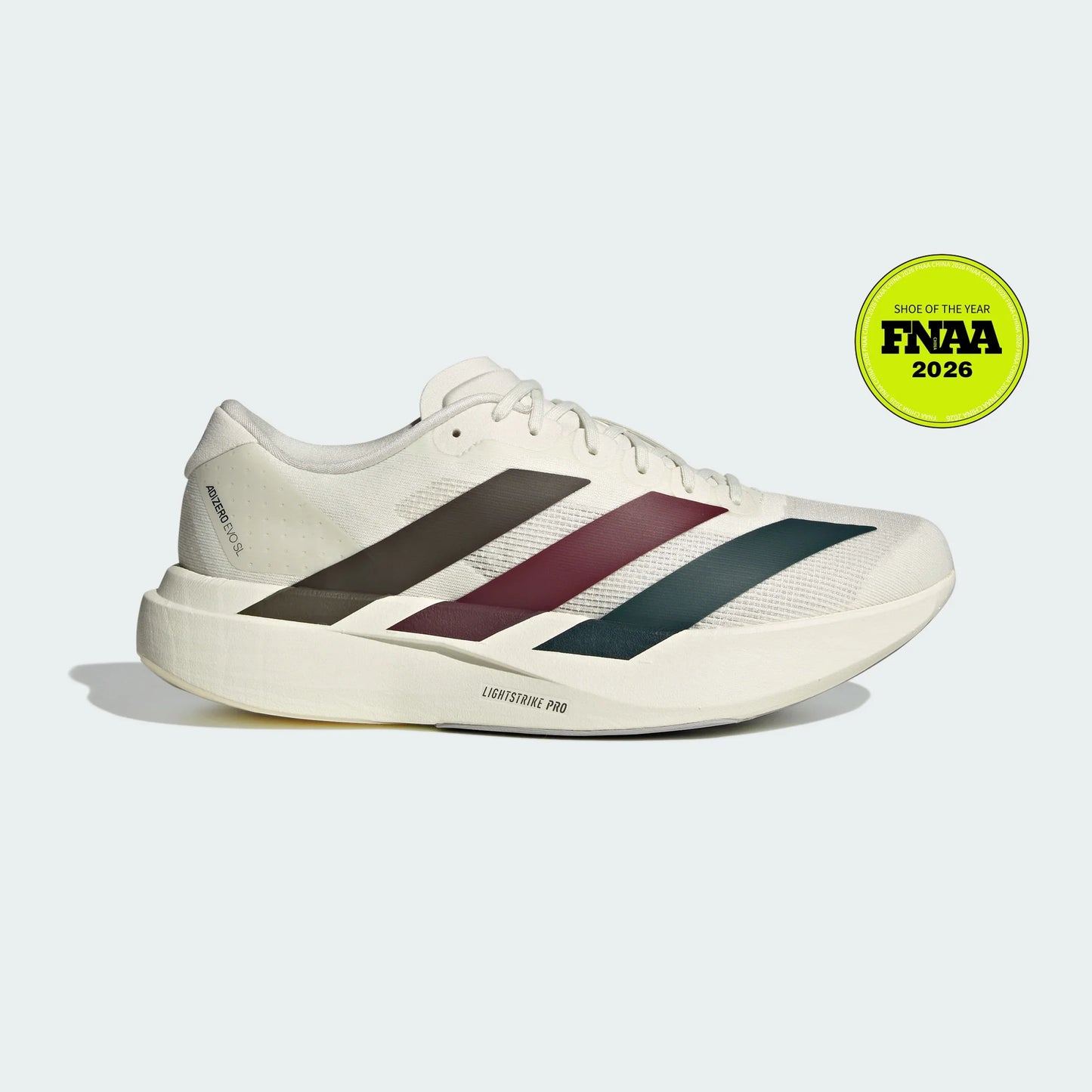 Adidas Adizero Evo SL Off-White / Teal / Burgundy / Brown