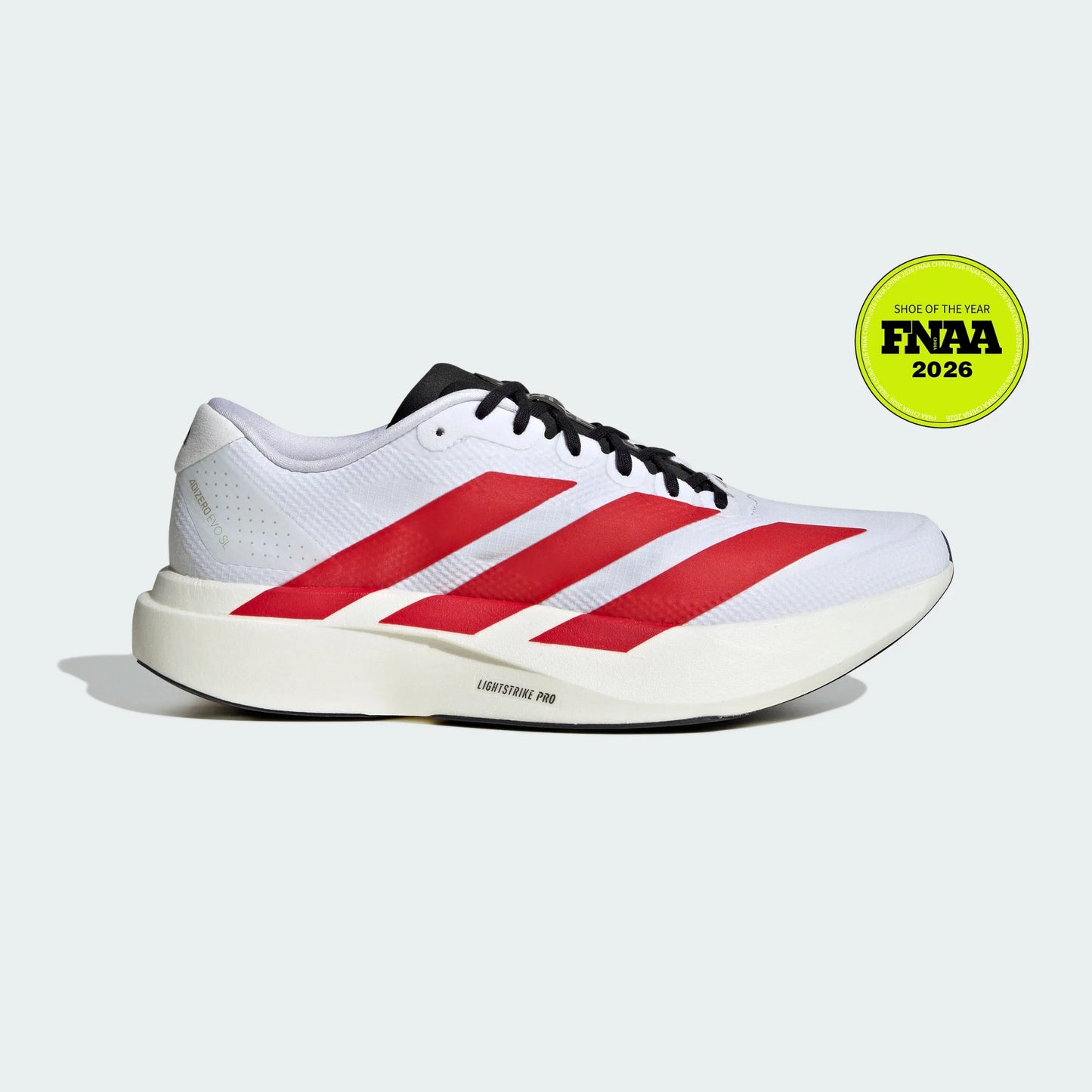 Adidas Adizero Evo SL White / Vivid Red