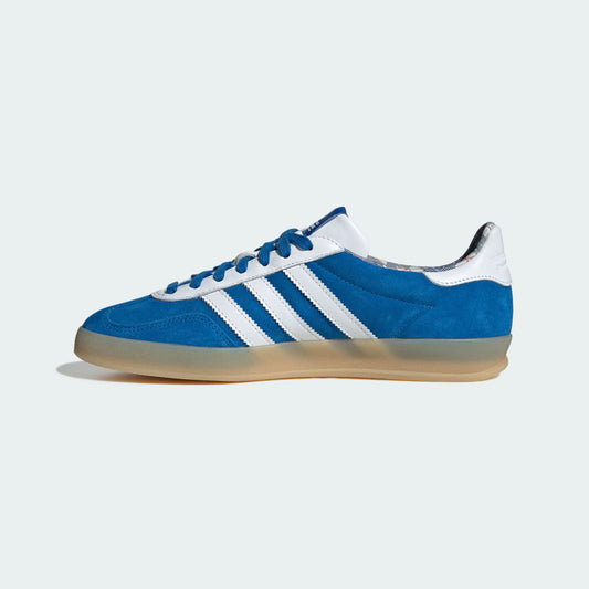 Adidas Originals – Bright Blue / White Suede Casual Sneakers