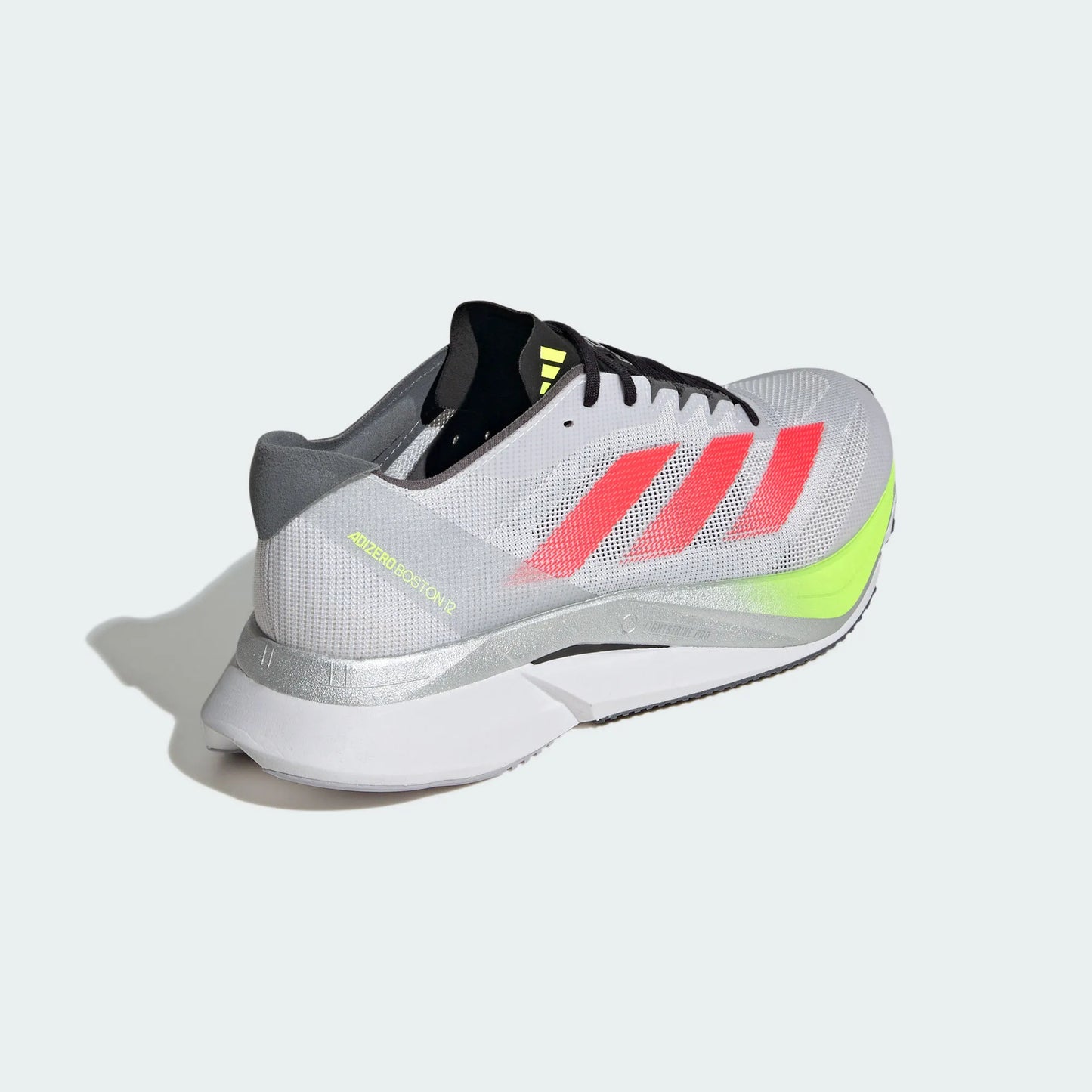 Adidas Adizero Boston 12 Grey / Red / Lime Green
