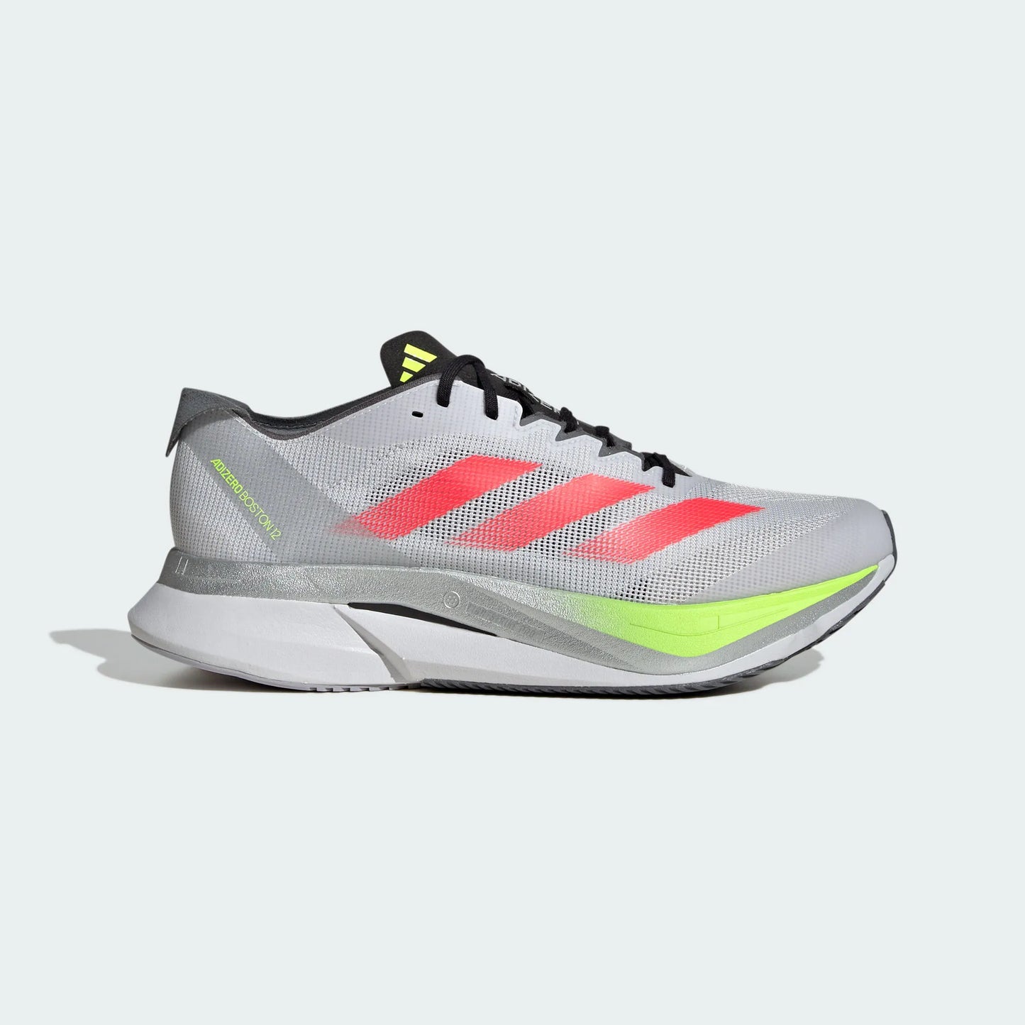 Adidas Adizero Boston 12 Grey / Red / Lime Green