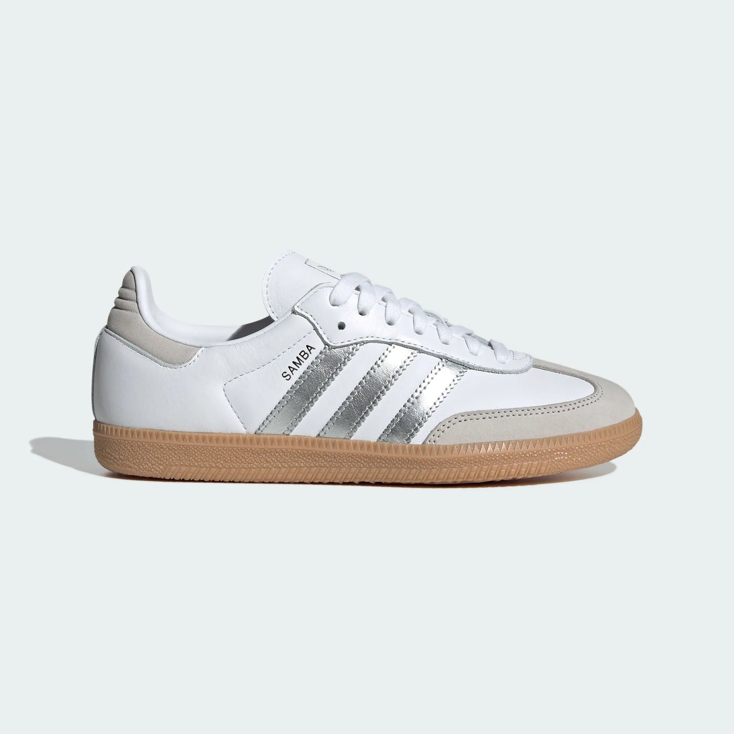 Adidas Originals – White / Silver Leather Casual Sneakers
