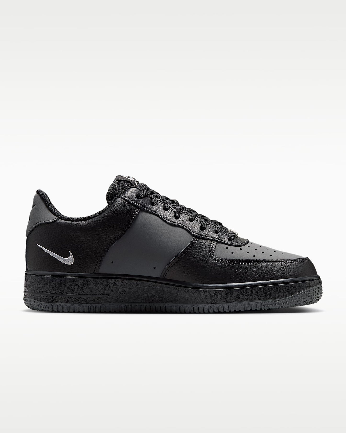 Nike Air Force 1 '07 Black Grey Color Block Sneakers