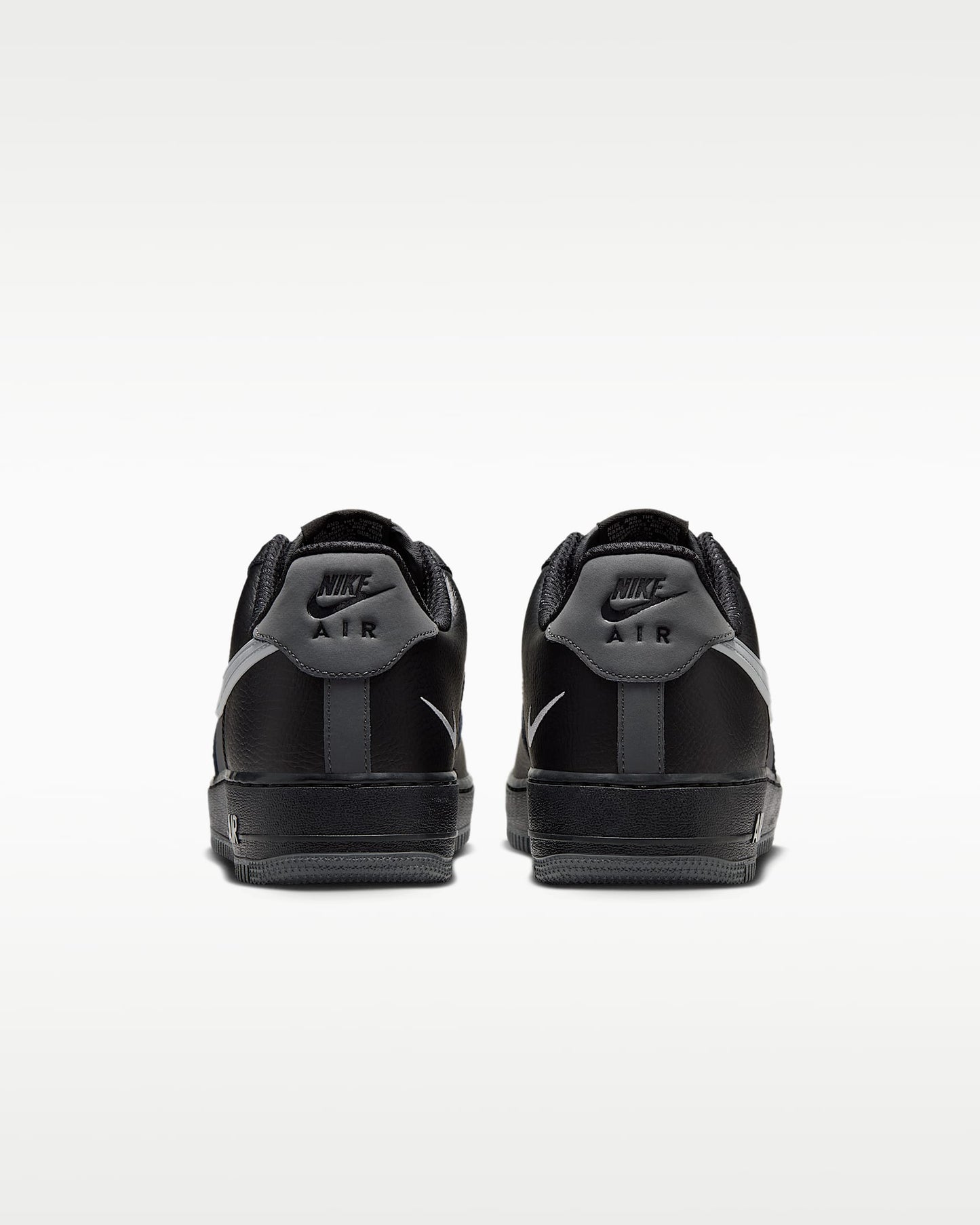 Nike Air Force 1 '07 Black Grey Color Block Sneakers