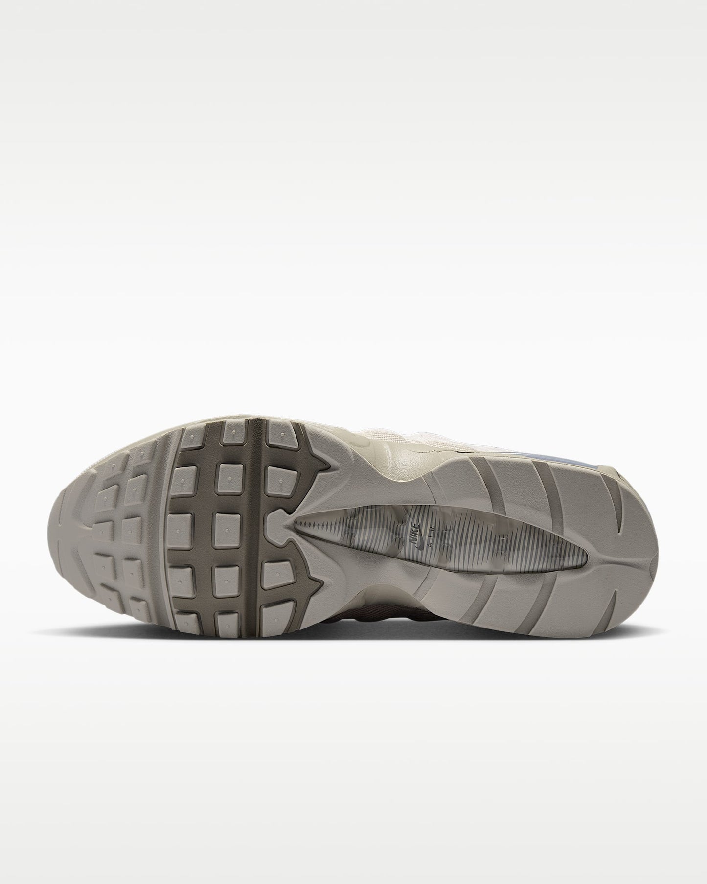 Nike Air Max 95 – Beige Mesh Canvas Athletic Sneakers