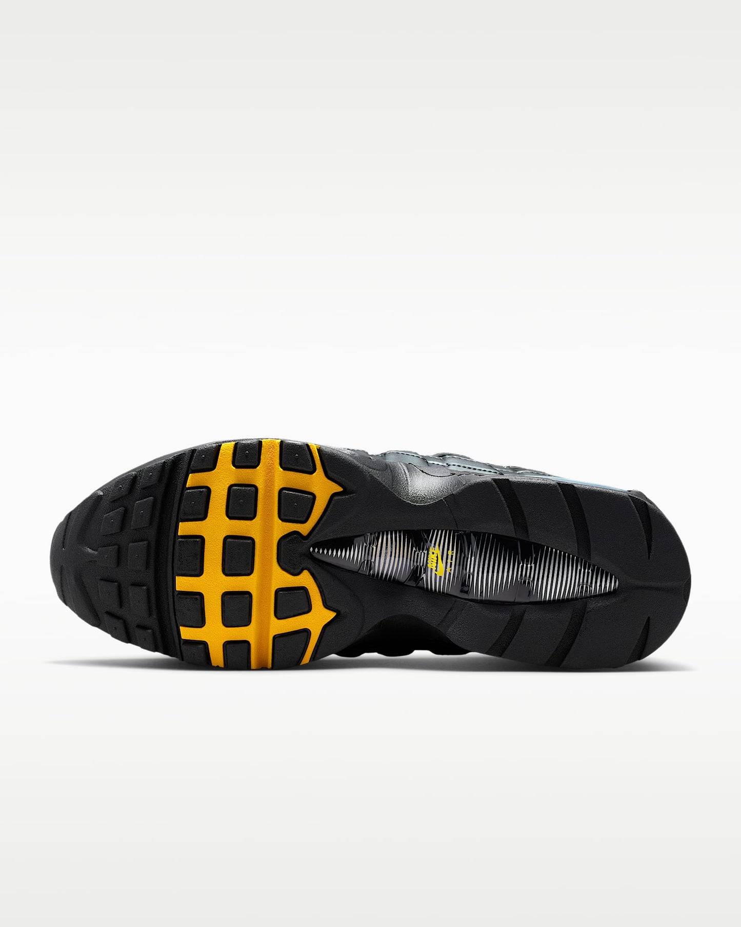 Nike Air Max 95 – Black / Gold Mesh Athletic Sneakers