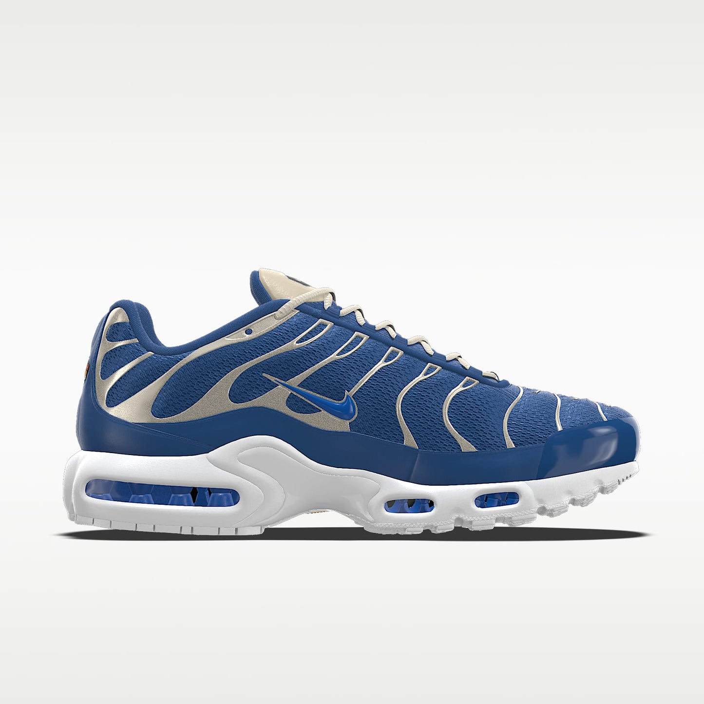 Nike Air Max Plus Royal Blue / Metallic Gold / White