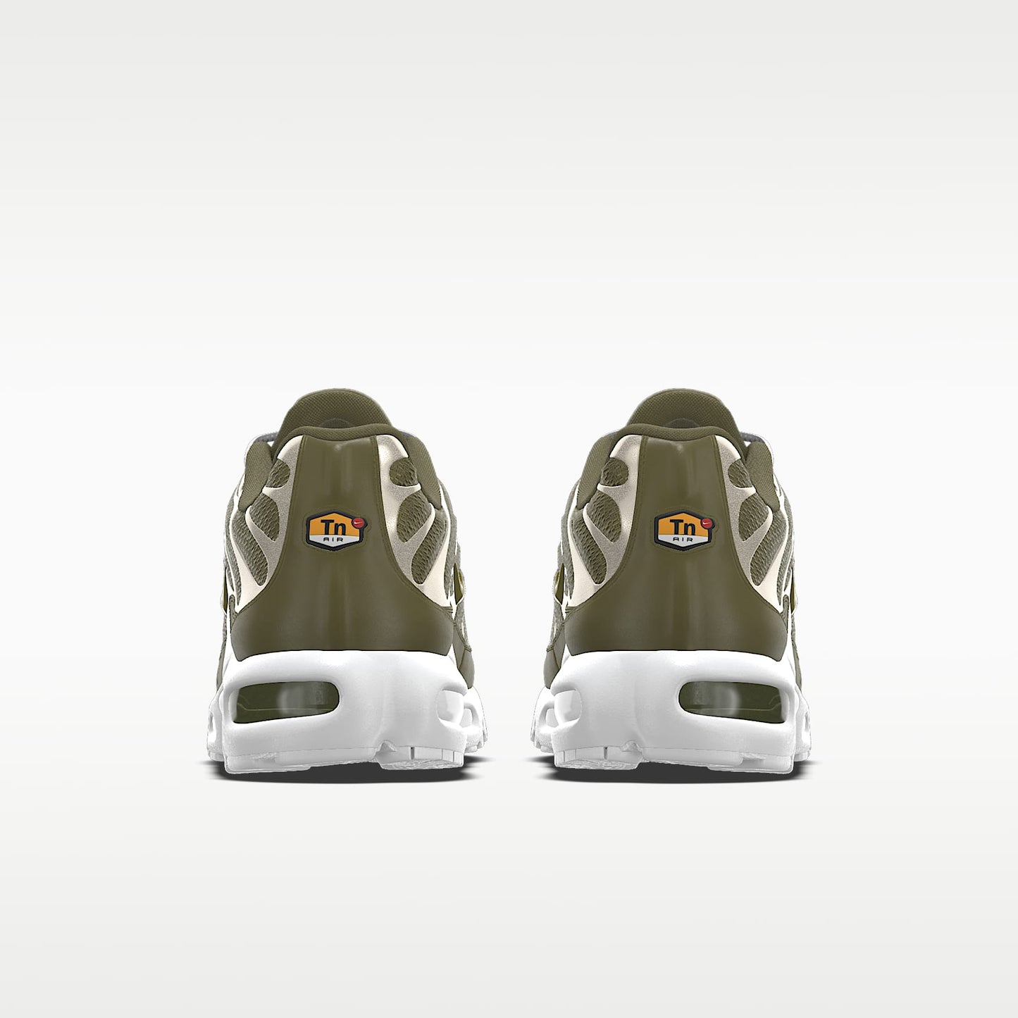Nike Air Max Plus Olive Green / Metallic Silver / White