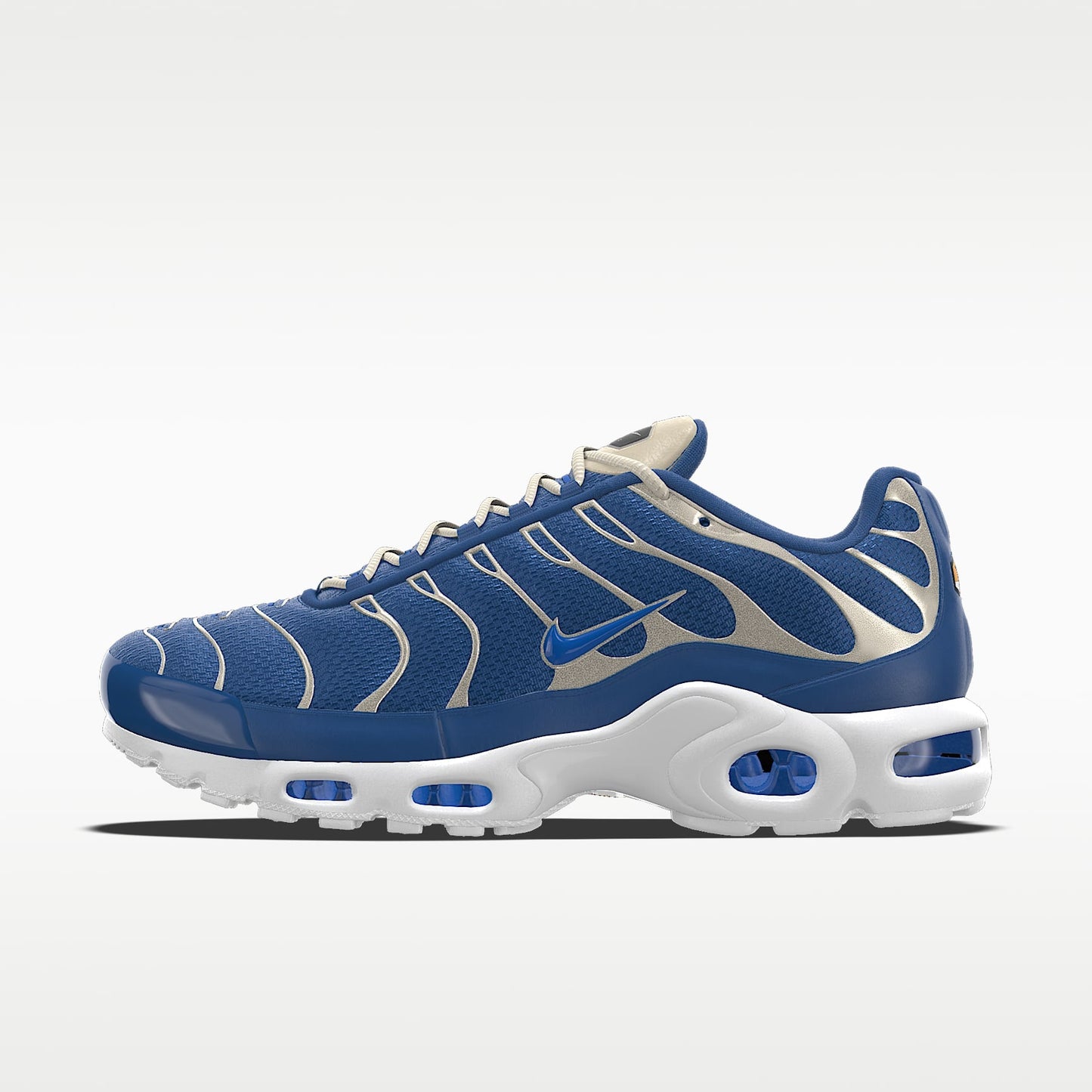 Nike Air Max Plus Royal Blue / Metallic Gold / White