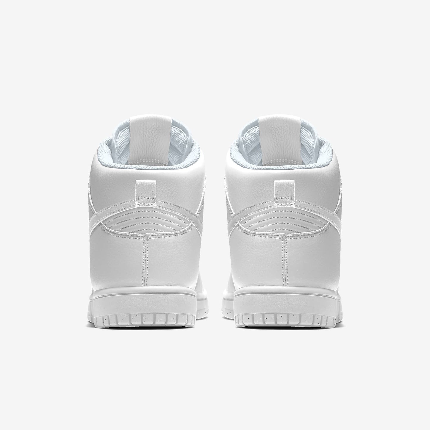 Nike Dunk High Triple White Leather Sneakers