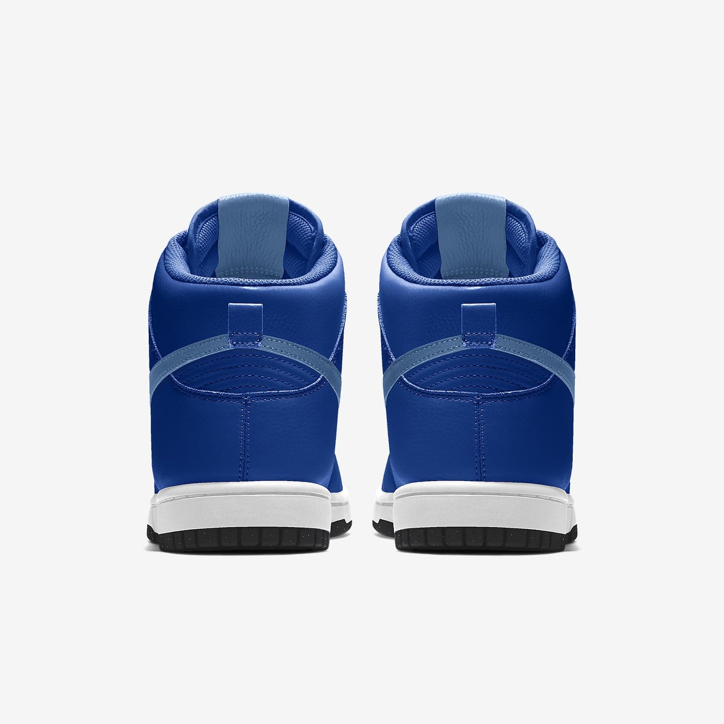 Nike Dunk High Royal Blue Light Blue Swoosh Sneakers