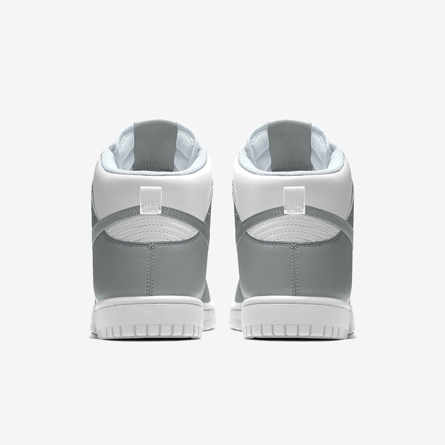 Nike Dunk High White Medium Grey Color-Block Sneakers