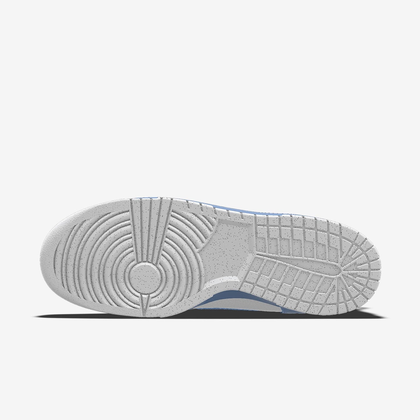 Nike Dunk High White Dusty Blue Color-Block Sneakers